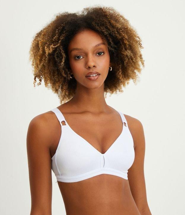 Sutiã em Microfibra Texturizado Sem Bojo e Sem Aro DeMillus - 1