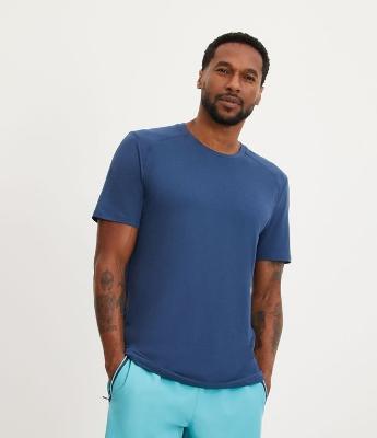 Camiseta Regular Esportiva em Tecnologia Dry com Etiqueta na Barra