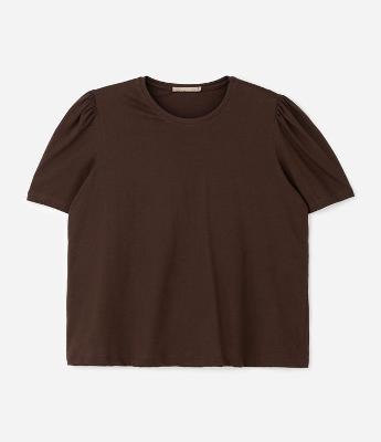 Blusa em Algodão com Manga Bufante Curve & Plus Size