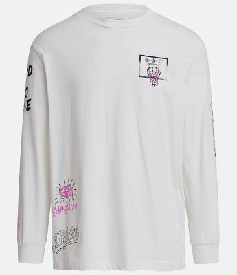 Camiseta Regular em Meia Malha com Estampa de Basquete e Lettering