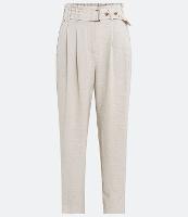 Calça Cenoura Texturizada com Cinto e Cós Elástico - 2