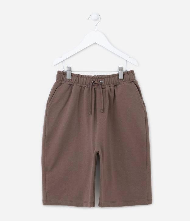 Bermuda Infantil em Moletom - Tam 5 a 14 anos - 1