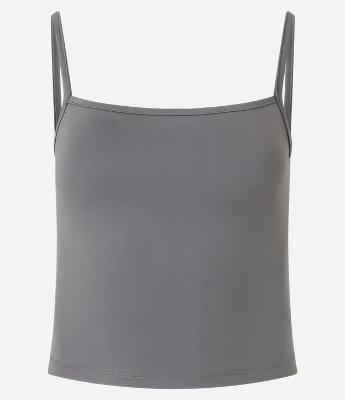 Blusa Cropped de Alcinha em Poliamida