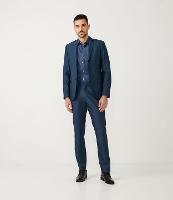 Calça Social em Textura Maquinetada - 1