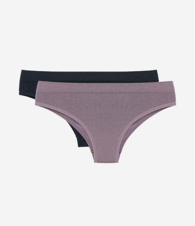 Kit 02 Calcinhas Biquíni Sem Costura DelRio - 1