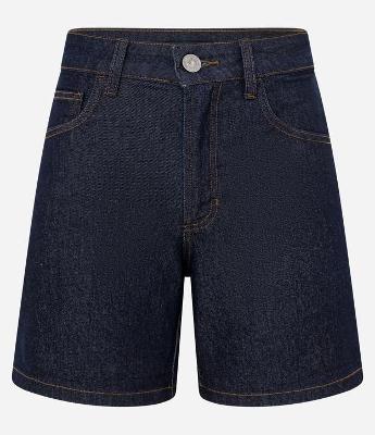 Short Jeans Clássico com Cintura Média