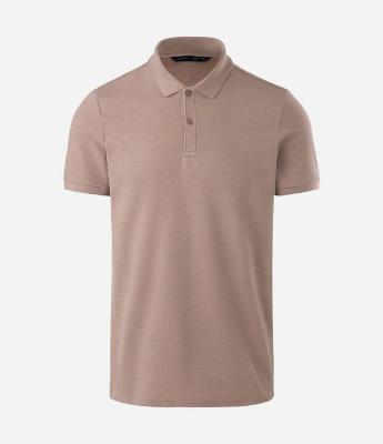Camisa Polo Slim com Botões e Textura Canelada