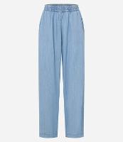 Calça Reta em Jeans com Cós Elástico - 2