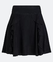 Saia Curta em Viscose com Textura Jacquard e Babados - 2