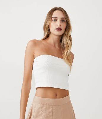 Blusa Tomara que Caia em Ribana com Textura Canelada