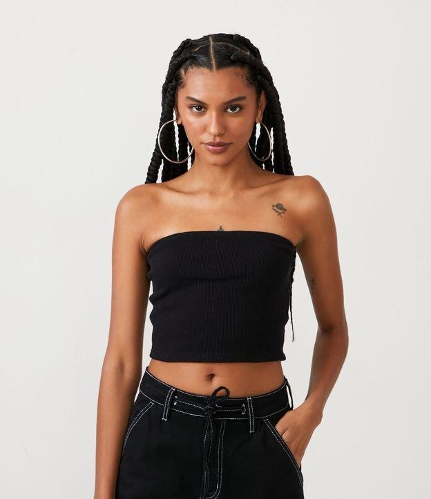 Blusa Tomara que Caia em Ribana com Textura Canelada - 1