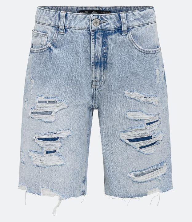 Bermuda Loose Jeans com Rasgos Destroyed - 2