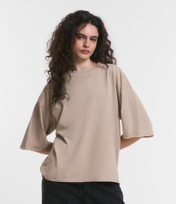 Blusa T-shirt em Meia Malha com Manga Curta