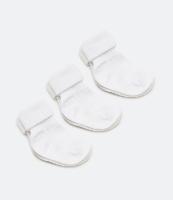 Kit 03 Pares de Meias Infantil com Dobra Dupla - Tam 0 a 12 meses - 1