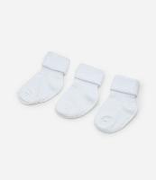 Kit 03 Pares de Meias Infantil com Dobra Dupla - Tam 0 a 12 meses - 2