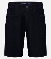 Bermuda Slim Jeans com Elastano e Pesponto Contrastante - 3