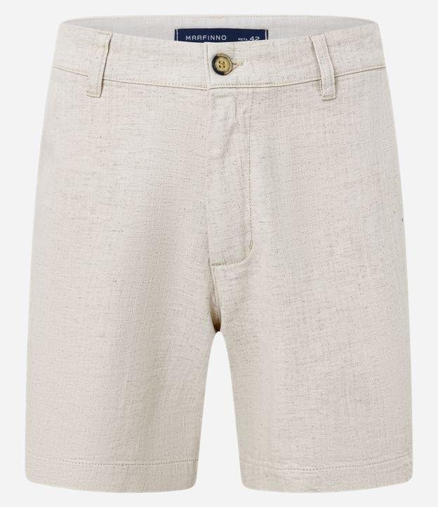 Bermuda de Alfaiataria em Sarja com Bolsos - 1