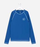 Camiseta Infantil com Proteção UV Estampa Surfing School - Tam 5 a 14 anos - 1