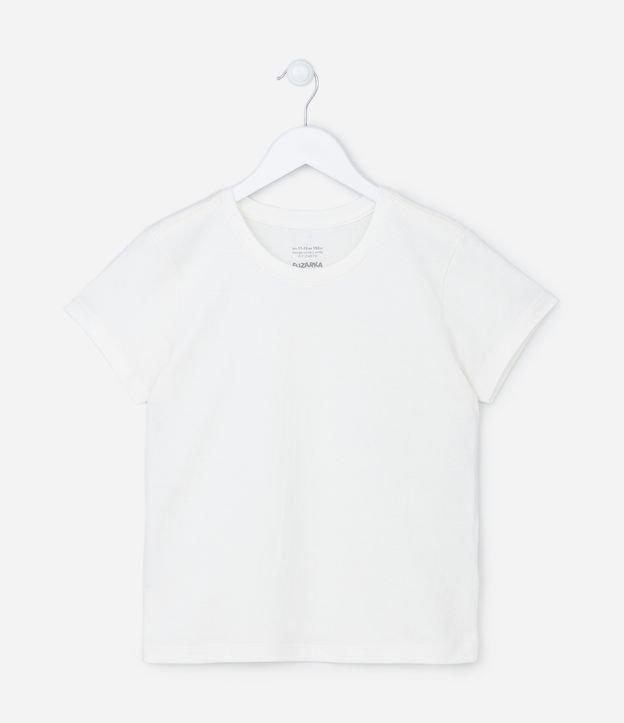 Camiseta Básica Infantil em Algodão - Tam 5 a 14 anos - 1