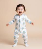 Macacão Infantil Canelado com Estampa Margaridas - Tam 0 a 18 Meses - 2