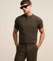 Camisa Polo Slim em Piquet Texturizado - 4
