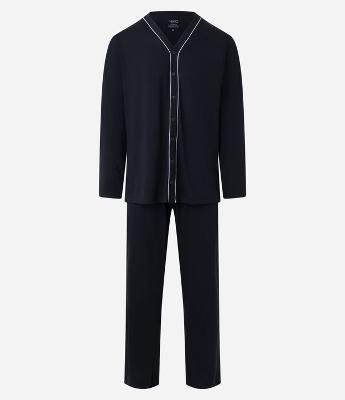 Pijama Longo com Contraste na Vista