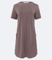 Vestido T-shirt Curto em Viscose com Bolsos Laterais - 2