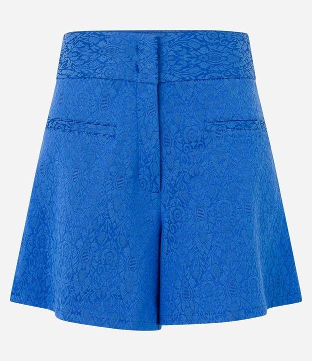 Short Alfaiatado em Jacquard com Bolsos com Fechamento Ganchinhos - 2
