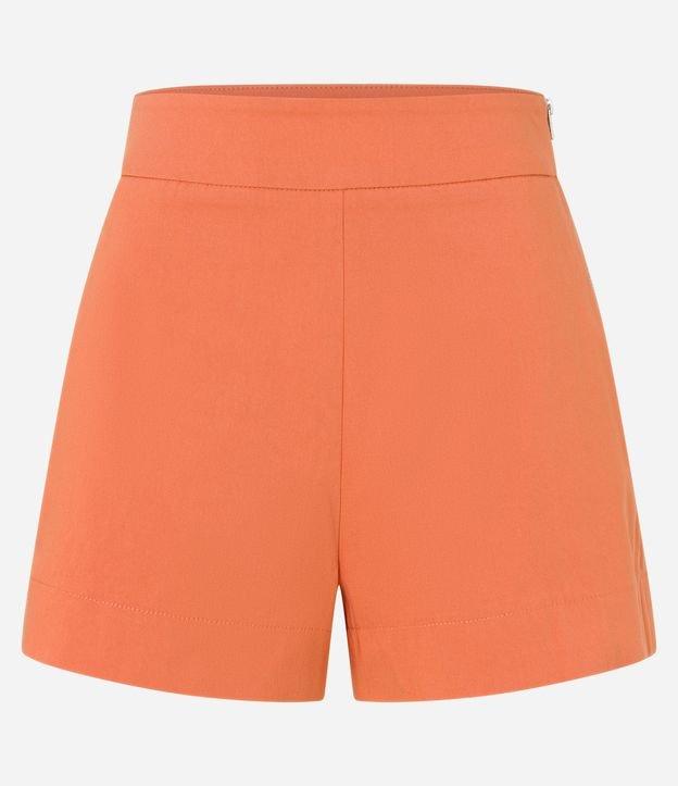 Short em Bengaline com Zíper Tratorado na Lateral - 1