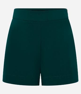 Short em Bengaline com Zíper Tratorado na Lateral