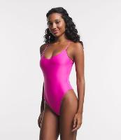 Maiô em Microfibra com Decote nas Costas e Alças Finas - 1