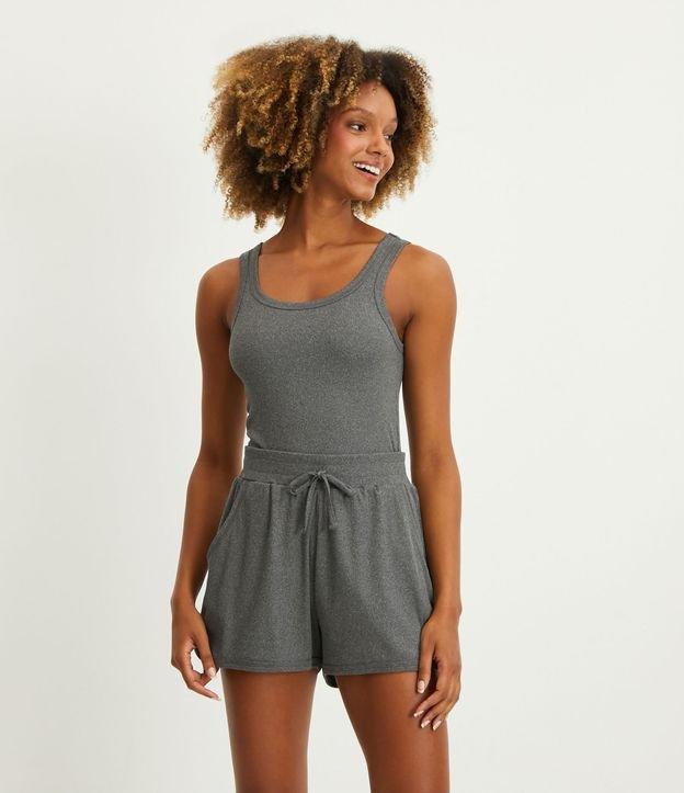 Blusa Regata de Pijama em Ribana - 1