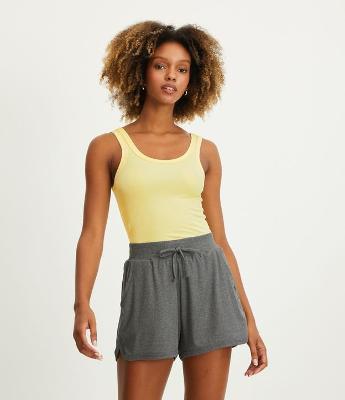 Blusa Regata de Pijama em Ribana