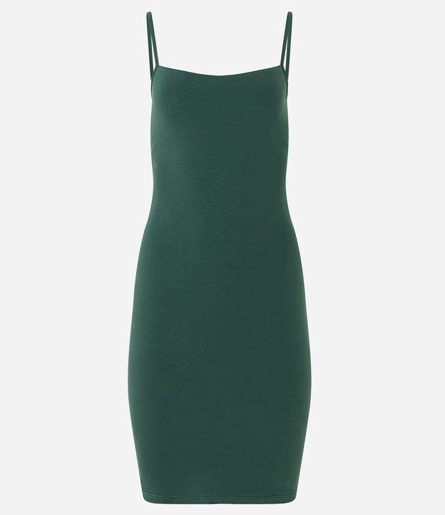 Vestido Curto em Cotton com Alças Finas - 2