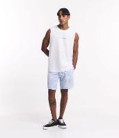 Bermuda de Banho em Microfibra com Estampa de Folhagens - 1