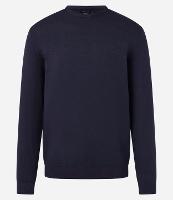 Suéter Básico em Efeito Tricô com Acabamento Canelado - 1