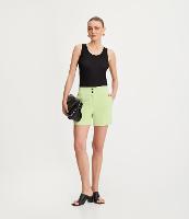 Short Alfaiatado com Cós Elástico e Abotoamento Duplo - 1