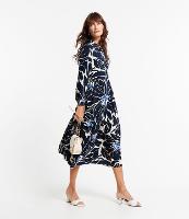 Vestido Chemise Midi em Viscose com Estampa Floral - 1