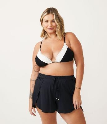 Short Runner em Microfibra com Amarração Curve & Plus Size