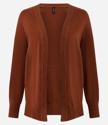 Cardigan Básico em Tricô Leve