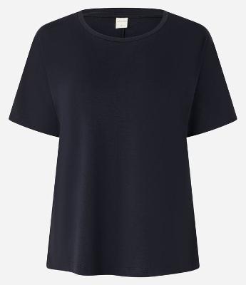 Blusa Sem Cava em Viscose com Gola Redonda