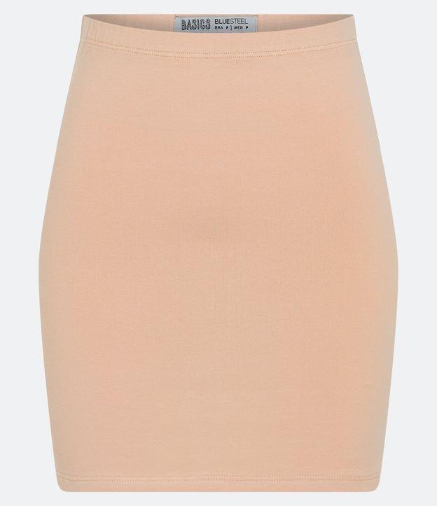 Saia Curta em Cotton com Elástico no Cós - 2