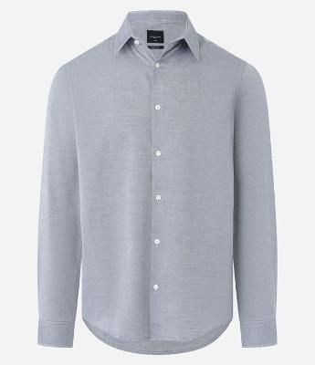 Camisa Social em Algodão com Textura Maquinetada