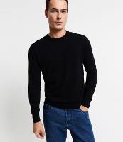 Suéter Comfort Básico em Algodão com Punho Ajustado - 1