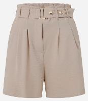 Bermuda Airflow com Cinto Afivelado e Pregas - 1