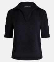 Blusa Manga Curta Airflow com Colarinho Texturizado - 2