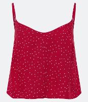 Blusa Soltinha de Alça em Viscose com Estampa Poá - 2