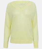 Blusa em Tricô de Linho Puro com Decote V - 2