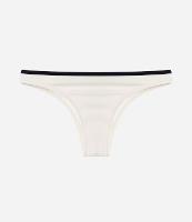 Biquíni Calcinha Básica em Microfibra com Viés Contrastante no Cós - 1