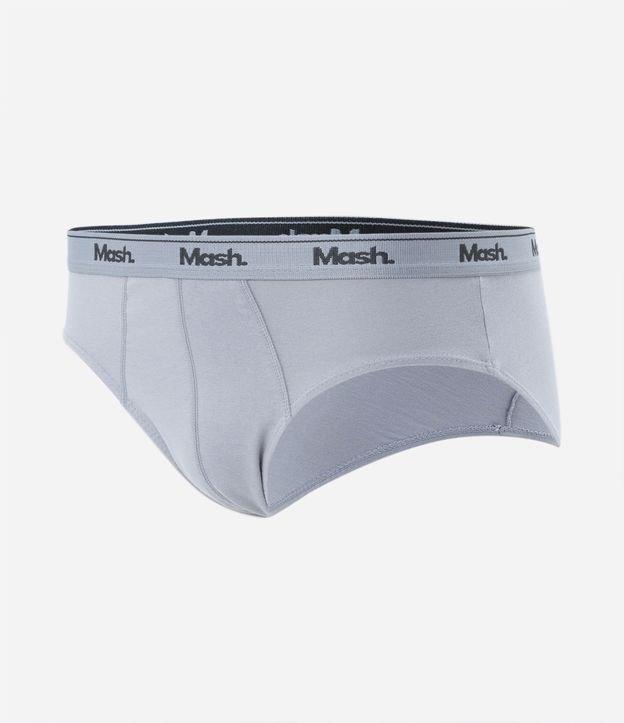 Cueca Slip em Meia Malha com Cós Elástico Mash - 2